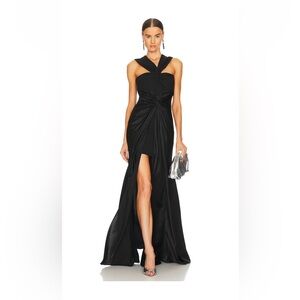 Cinq A Sept Dorrit Black Evening Gown